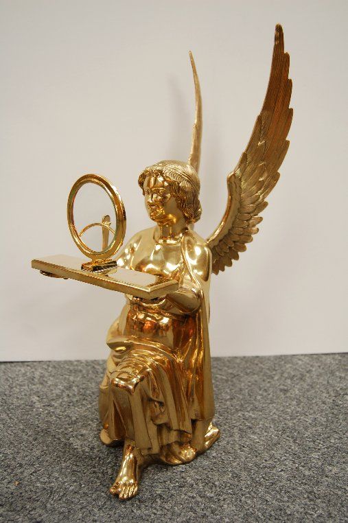 Rare Adoring Angel Monstrance w/ luna + chalice co.  