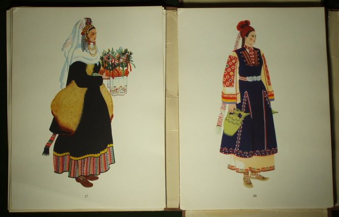 BOOK Bulgarian Folk Costume & Embroidery ethnic Ottoman  