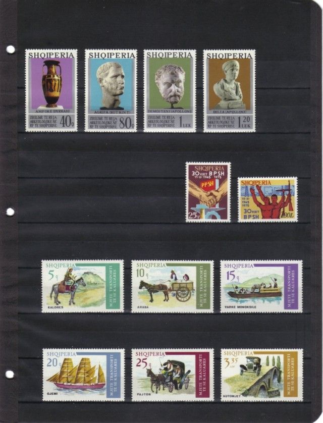 Awesome Collection of MNH Complete sets from Albania  