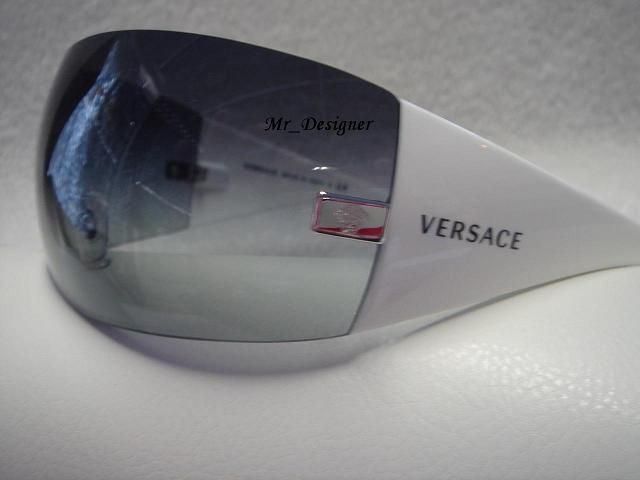 VERSACE AUTHENTIC WHITE VE 2054 1000/8G NEW SUNGLASSES OVE GENUINE 