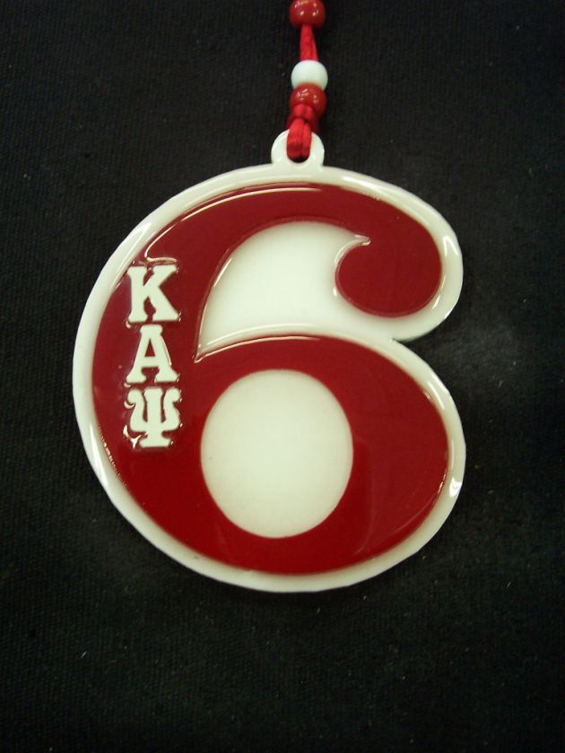 Kappa Alpha Psi Red Line Number # 6 Teekee Tiki  