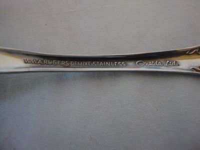 Wm A Rogers Oneida Mansfield Amadeus Deluxe Stainless Soup Spoon (s 