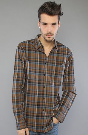 RVCA The Mayberry Longsleeve Buttondown Black  