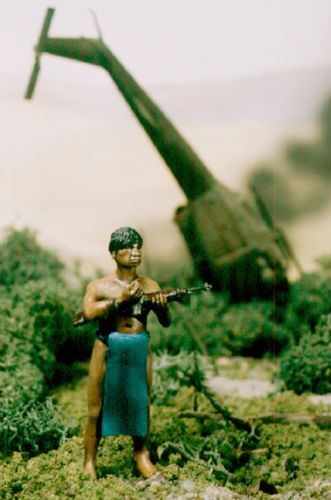 Valiant Miniature Kit# 9787   Montagnard Tribesman  