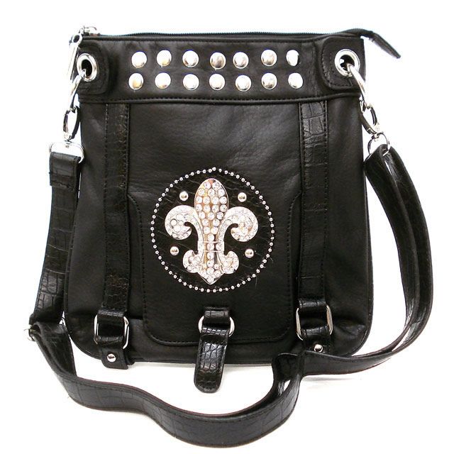   De Lis Rhinestone Cross Body Bag Messenger Bag Shoulder Bag  