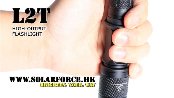 sf l2t l2t flashlight host use with various led drop in modules use 