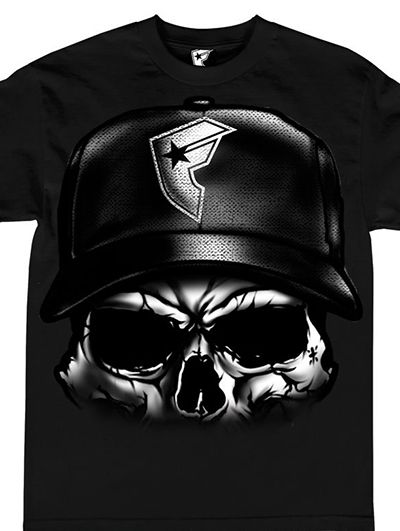 Famous Stars & Straps G TEE Skull Print T Shirt   Black   S M L  