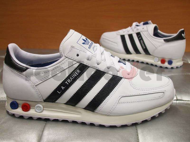 Scarpe Adidas La Trainer TG 48 V22815 running uomo white 2012  