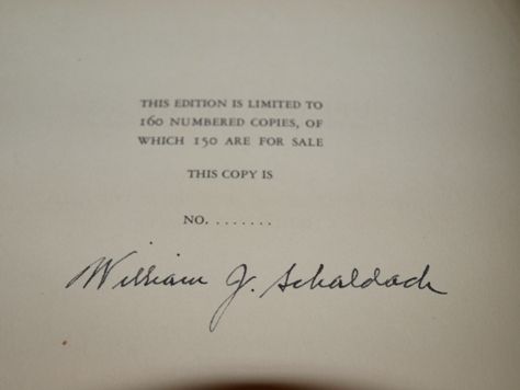 William Schaldach SIGNED 1st LTD Edition UPLAND GUNNING  