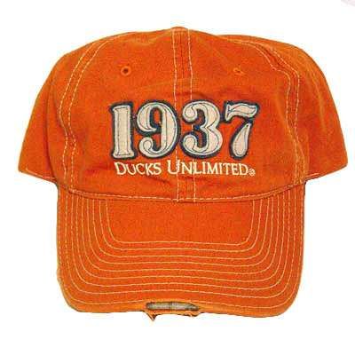 1937 DUCKS UNLIMITED GARMENT WASH HAT CAP HUNTING HUNT  