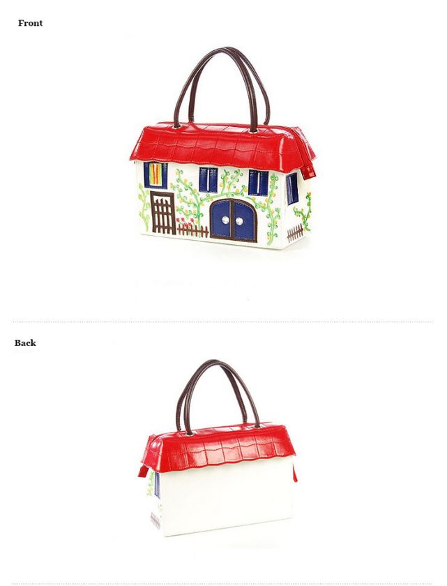 Unique painting cute women shoulder handbag bag tote  