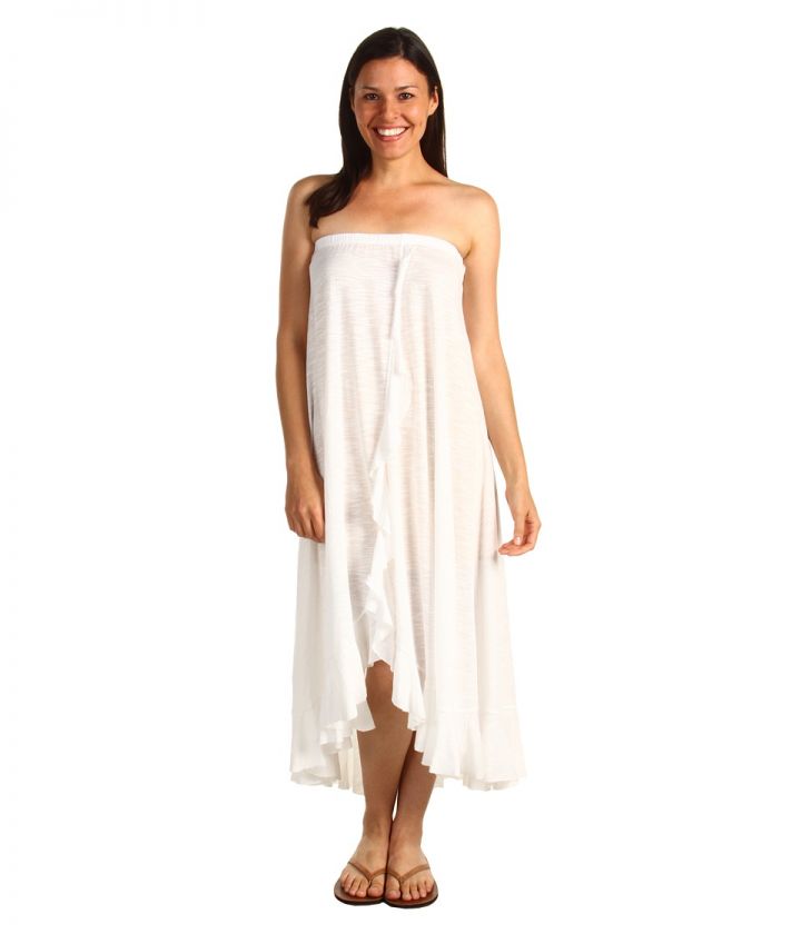 NEW FREE PEOPLE Convertible CASCADING Ruffle MAXI SKIRT DRESS Cover 