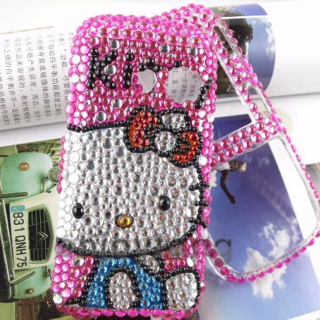 BLING Hello Kitty crystal COVER CASE fr LG RUMOR2 LX265  