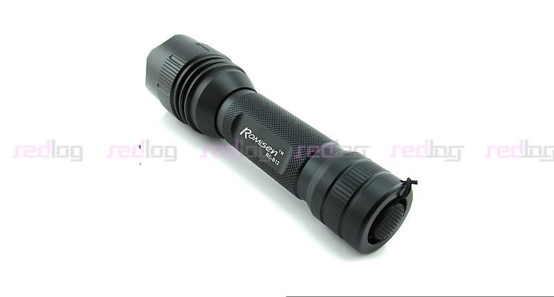 CREE XR E Q5 LED +2x UV Flashlight Torch Lamp +18650  