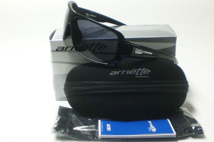 ARNETTE BLUTO 4136 BLACK 41/87 SUNGLASSES 3N AUTHENTIC  