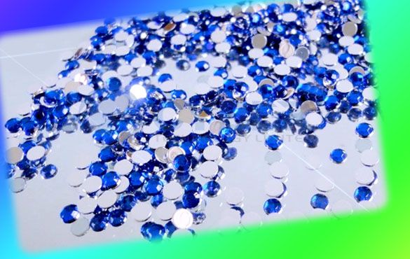 3000Color Teardrop Nail Art Rhinestone Deco Glitte Gems  