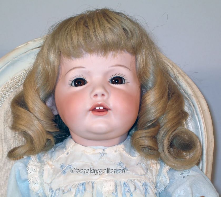 ARTIST SIGNED Repro HILDA J.D.K. Jr. Kestner Bisque Head 18 Doll M 