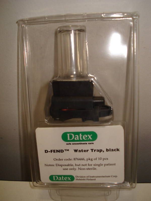 Datex Ohmeda D Fend Water Trap Black 876446 AS3 AS5 CO2  