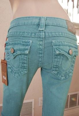   new 100 % authentic woman s billy super t jeans by true religion color