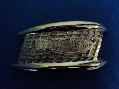 TRIUMPH TANK BADGE PRE UNIT 1957 62 UNIT 1959 65  