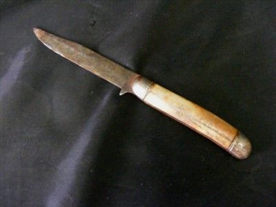   KNIFE By Alaskan Alaska Artist George Ahgupuk 3 7/8 Long Blade  