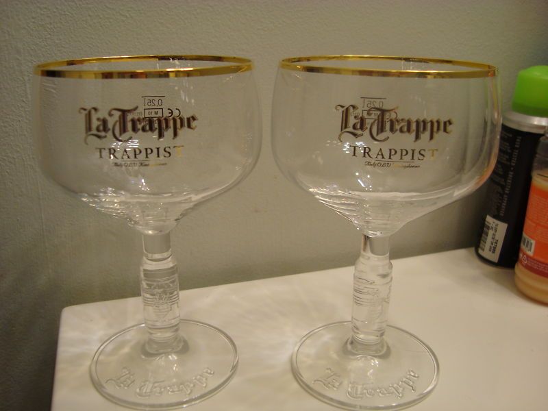 La Trappe Ritz Crystal Glasses new  