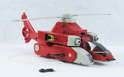 Vintage Bandai Robo Machine Transforming Robot Helicopter Action 