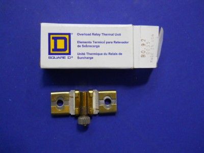 SQUARE D B0 92 MOTOR STARTER OVERLOAD HEATER, NIB  