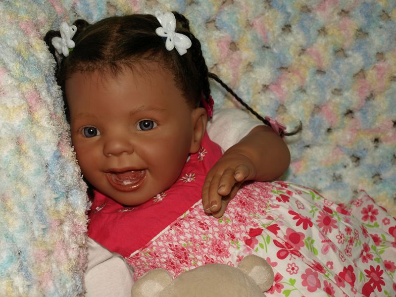 Custom Reborn Ethnic Toddler Donna Rubert Ladybug by Precious Newborns 