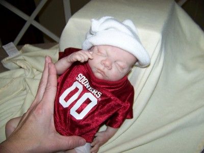   Musgrove   now reborn preemie baby boy Boomer Little OU Sooner  