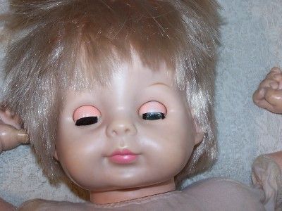 Vintage 1965 Vogue 23 Vinyl Baby Doll with Cloth Body  