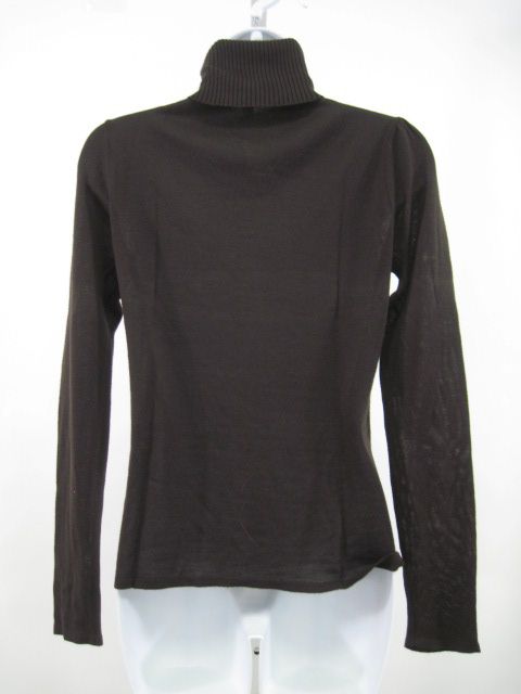 SHU SHU Brown Knit Turtleneck Sweater Top Sz S  