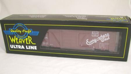 Weaver Steel Side Boxcar  BURLINGTON ROUTE  O Scale Ltd Custom Run, 3 