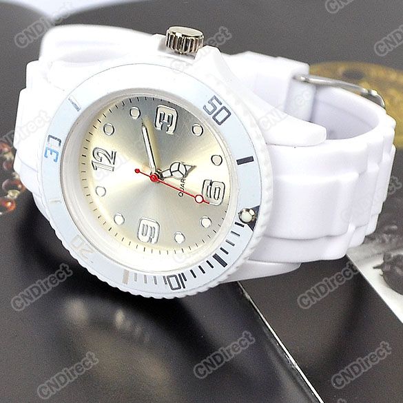 New Soft Five Color Fashion Unisex New Fashion Silicone Quartz Jelly 