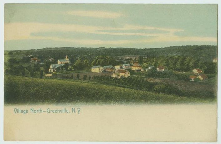 VILLAGE NORTH GREENVILLE NY NEW YORK POSTCARD c 1910  