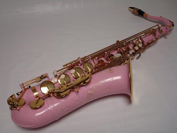 Professional Pink Gold Tenor Saxophone Sax Brand New  