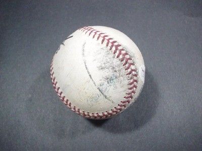 Mark Teixeira Autographed MLB Game Baseball JSA Cert  