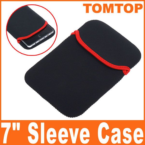 Black Soft Protect Cloth Cover Case Protector Bag Pouch For 7 Tablet 