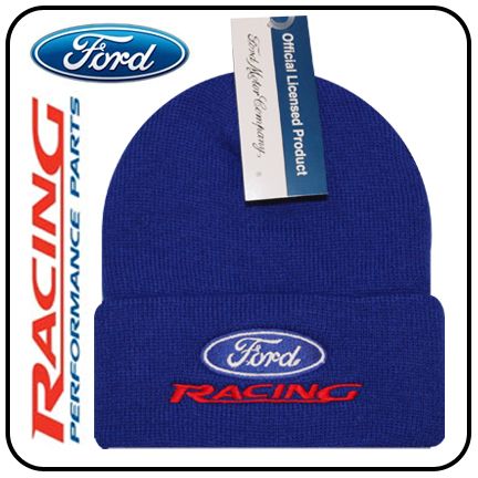 NEW FORD RACING MOTORSPORTS BEANIE HAT CAP SKI SKULLY  