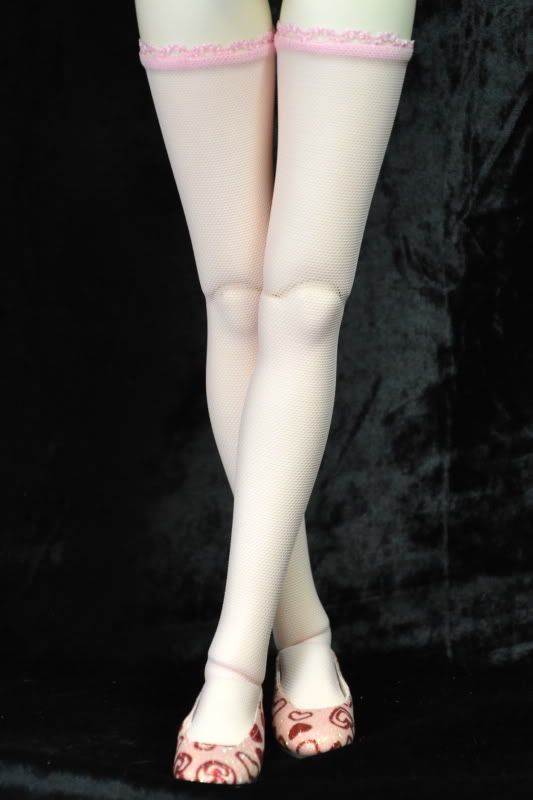 Pink Mesh Stockings SD Dollfie Luts Elfdoll Volks BJD  