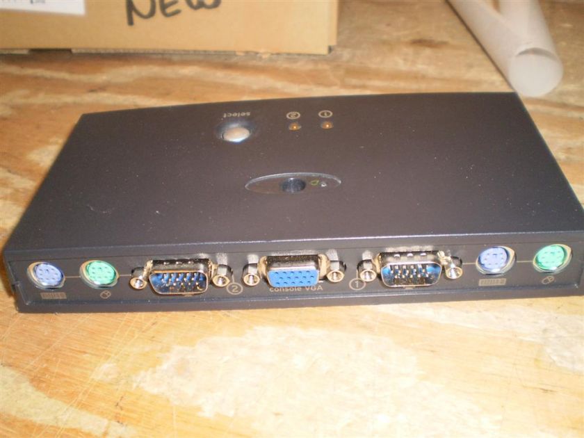 BELKIN OMNIVIEW 2 PORT KVM SWITCH F1DB102P E Series  