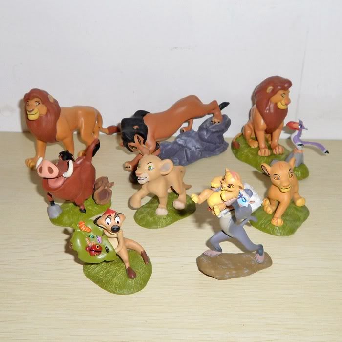 New 8PCS Lot of The Lion King Figure Toys Simba  