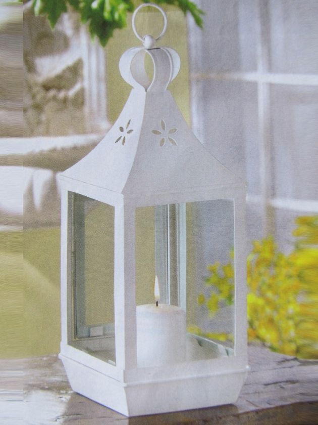 15 WHITE small CUTWORK LANTERN event WEDDING CENTERPIECES  