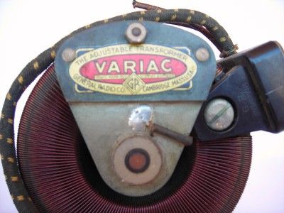 VARIAC BY GENERAL RADIO MODEL 200 CU AUTO TRANSFORMER  