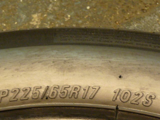 ONE NICE MAXXIS BRAVO H/T 760, 225/65/17, TIRE # 30027  