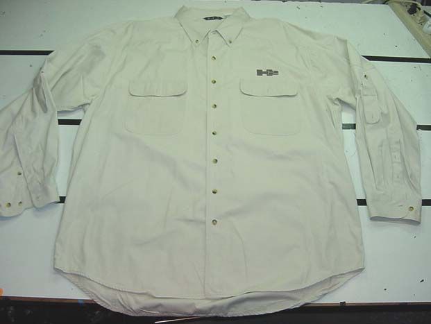 H2 HUMMER 4x4 TRUCK SAFARI SHIRT Sz Mens 2XL XXL Khaki  