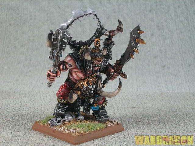 25mm Warhammer WDS painted Ogre Kingdoms Golgfag Maneater w81  