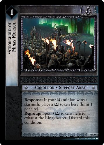 LotR TCG RotK Rare FOIL   7R206 Stronghold Minas Morgul  