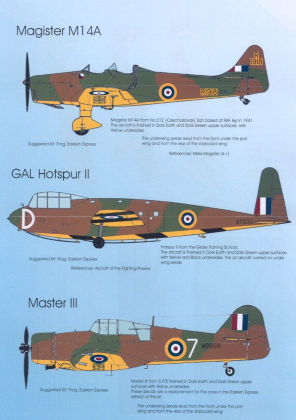  description item decal set raf non combat types company blackbird 