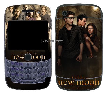 New Moon Vinyl Skin Sticker for Blackberry Curve 8520  